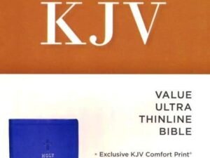 KJV Value Ultra Thinline Bible, Blue Leathersoft Cover, ISBN 9781400338313