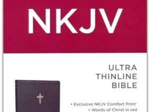 NKJV Ultra Thinline Bible, Black Leather Soft Cover, ISBN 9781400338405