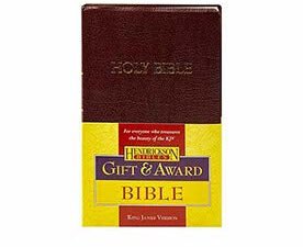 The Holy Bible: King James Version, Burgundy, Imitation Leather, Gift & Award