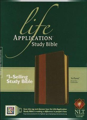 NLT Life Application Study Bible, 2nd Edition, Leatherlike Brown Indexed