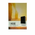 The Message Slimline Edition Bible in Charcoal and Black leather cover