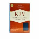 KJV Super Giant Print Reference Bible, Cobalt Blue