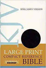 KJV Compact Reference Bible Imitation Leather Large Print in black
