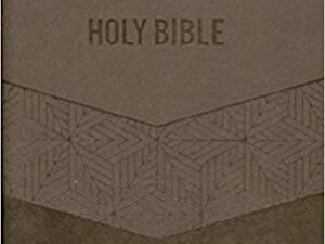 KJV Holy Bible, Giant print Edition, Brown Leathersoft Bonded Leather