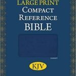 KJV Compact Large Print Reference Bible, Blue