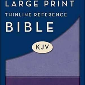 KJV Thinline Reference Bible, imitation leather purple royalty/lavender binding