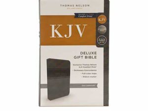 KJV Holy Bible: Deluxe Gift, Gray Leathersoft, Red Letter, Comfort Print: King James Version