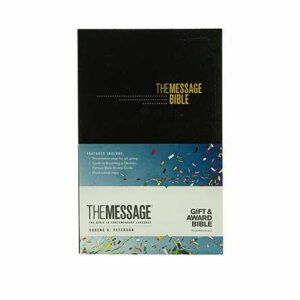 Message Gift and Award Bible, Black: The Bible in Contemporary Language, Gift & Award Bible, Black