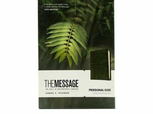 The Message Personal Size (Leather-Look, Black): The Bible in Contemporary Language