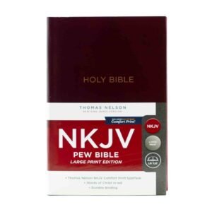 NKJV Pew Bible Large Print Red Letter Edition