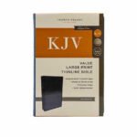 KJV Holy Bible: Value Large Print Thinline, Blue Leathersoft, Red Letter, Comfort Print: King James Version