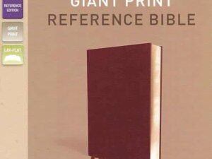 NIV Holy Bible, Comfort Print, Giant Print Reference Edition, Burgundy Bonded Leather