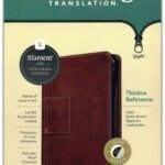 NLT New Living Translation Thinline Reference Bible, Atlas Rustic Brown Zippered Leather-Like Cover
