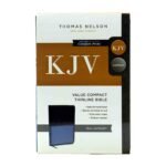 Compact KJV Bible for everyday carry, perfect for travel and reading on the go.