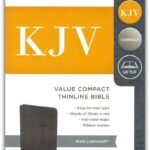 KJV Compact Thinline Bible, a professional and portable Bible featuring the King James Version translation.