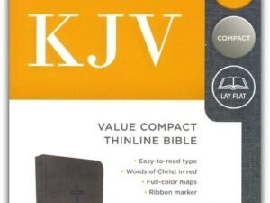 KJV Compact Thinline Bible, a professional and portable Bible featuring the King James Version translation.