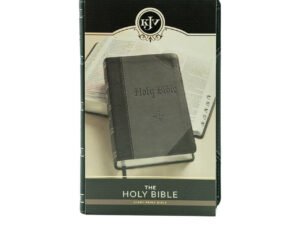 KJV Standard Giant Print Faux Leather Red Letter Bible with ribbon and marker