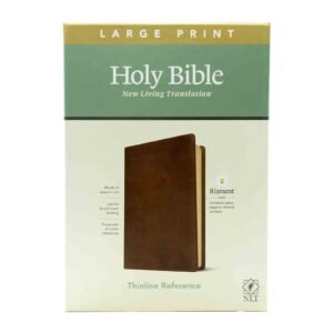 NLT Large Print Thinline Reference Bible, Filament Enabled Edition