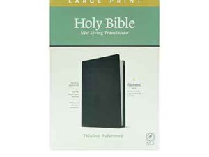 NLT Large Print Thinline Reference Bible with Filament Enabled Technology for easy reading and navigation