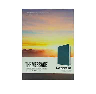 The Message Large Print Bible (Contemporary English)