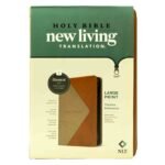 NLT Large Print Thinline Reference Zipper Bible, Filament