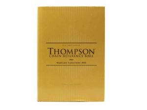 KJV Thompson Chain-Reference Bible Hardcover Yellow Gold