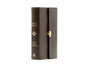 KJV Compact Bible Bonded Leather Flip Black IL