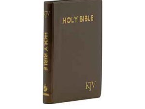 KJV Compact Pearl vinyl Indexed Brown