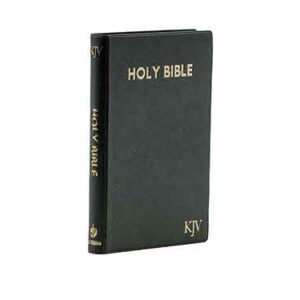 KJV Medium Pearl vinyl Indexed Black
