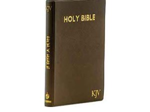 KJV Medium Pearl vinyl Indexed Brown