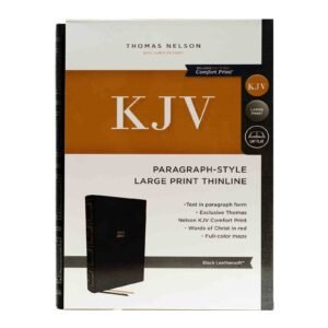 KJV Holy Bible: Paragraph-style Large Print Thinline Bible