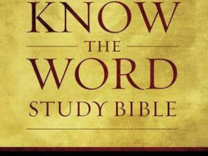 Know the Word KJV Study Bible, Red Letter Edition for comprehensive Bible study and analysis.