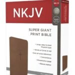 NKJV Super Giant Print Bible in large print edition with extra-large text and red words of Christ
