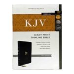 KJV Giant Print Thinline Bible for study and devotion, featuring large print and a compact design.