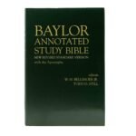 Baylor Annotated Study Bible Green Hard Cover