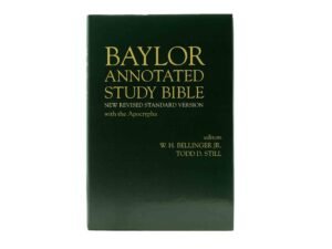 Baylor Annotated Study Bible Green Hard Cover