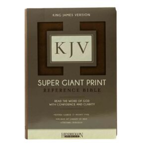 KJV Super Giant Print Reference Bible Index