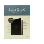 KJV Holy Bible with wide margins and filament enabled for enhanced study experience.