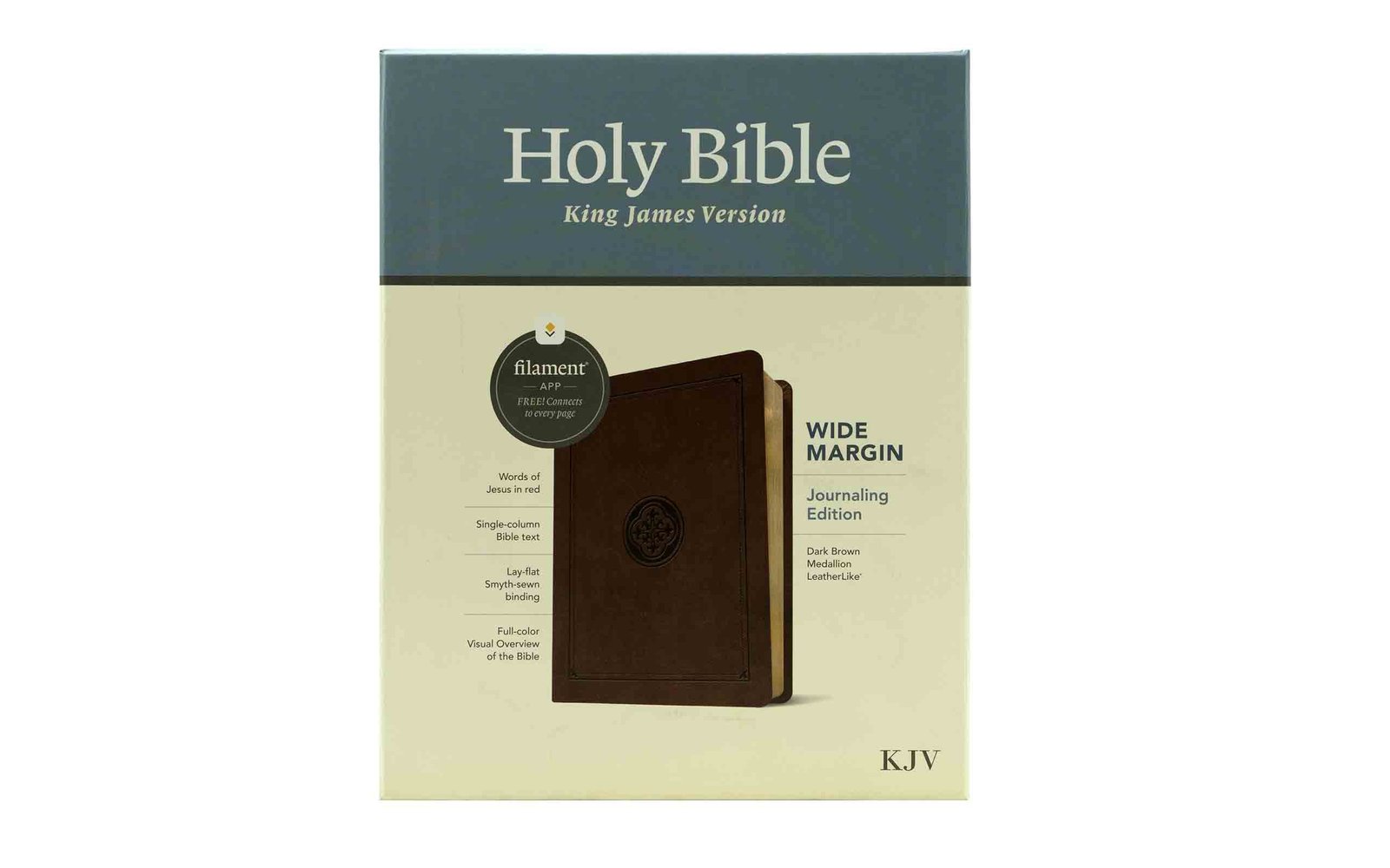Illustrated KJV Holy Bible with Wide Margin and Filament Technology
