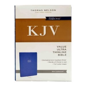 King James Version KJV English Bible leather bound cover leather bound edition classic design.