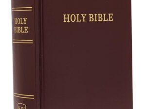 KJV, Pew Bible, Hardcover, Burgundy, Red Letter, Comfort Print: Holy Bible, King James Version Hardcover