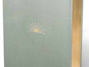 Seafoam Green cloth over board deluxe NLT Dayspring Hope & Encouragement Bible with devotions and journaling space