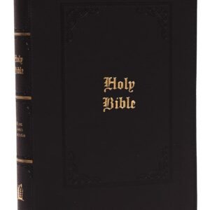Personal Size Large Print KJV Reference Bible with Red Letter Imitation Leather Cover