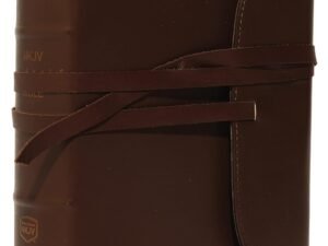 NKJV, Journal the Word Bible, Bonded Leather, Brown, Red Letter, Comfort Print: Reflect, Journal, or Create Art Next to Your Favorite Verses Bonded Leather – Import