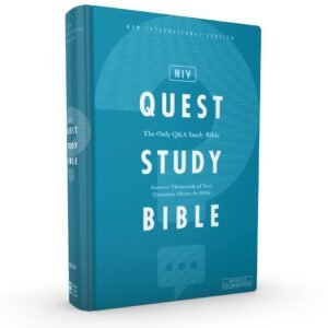 NIV Quest Study Bible in Comfort Print Hardcover edition, a comprehensive Bible study resource