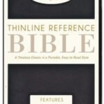 Thinline Reference Bible-KJV: King James Version, Black, Bonded Leather, Thinline Reference, End of Verse Reference Edition Bonded Leather