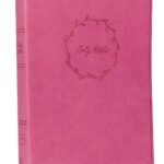 KJV, Thinline Bible, Leathersoft, Pink, Red Letter, Comfort Print: Holy Bible, King James Version Imitation Leather