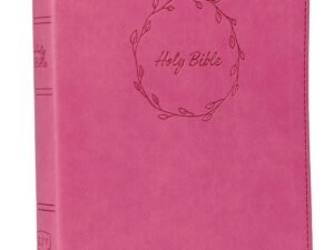 KJV, Thinline Bible, Leathersoft, Pink, Red Letter, Comfort Print: Holy Bible, King James Version Imitation Leather