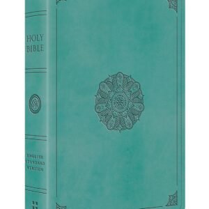 ESV Personal Reference Bible Imitation Leather Trutone, Turquoise Emblen– Import