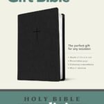 New Living Translation black leather gift Bible